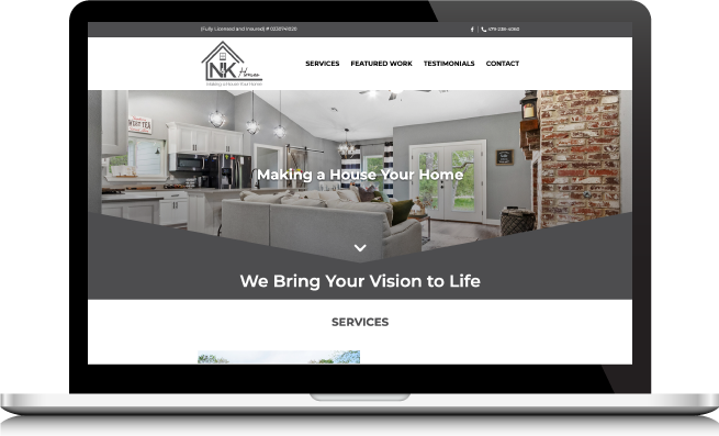 N and K Homes Website
